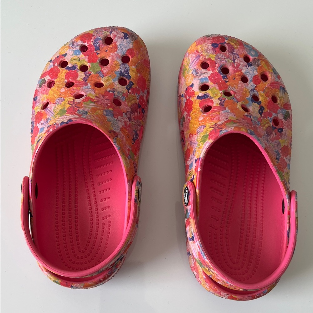 CROCS Classic Clog Kids Hyper Real Pink Multicolor +12 Jibbitz
